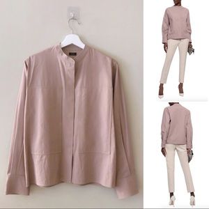 🆕NWOT JOSEPH Harriet Cotton Twill Shirt Blouse